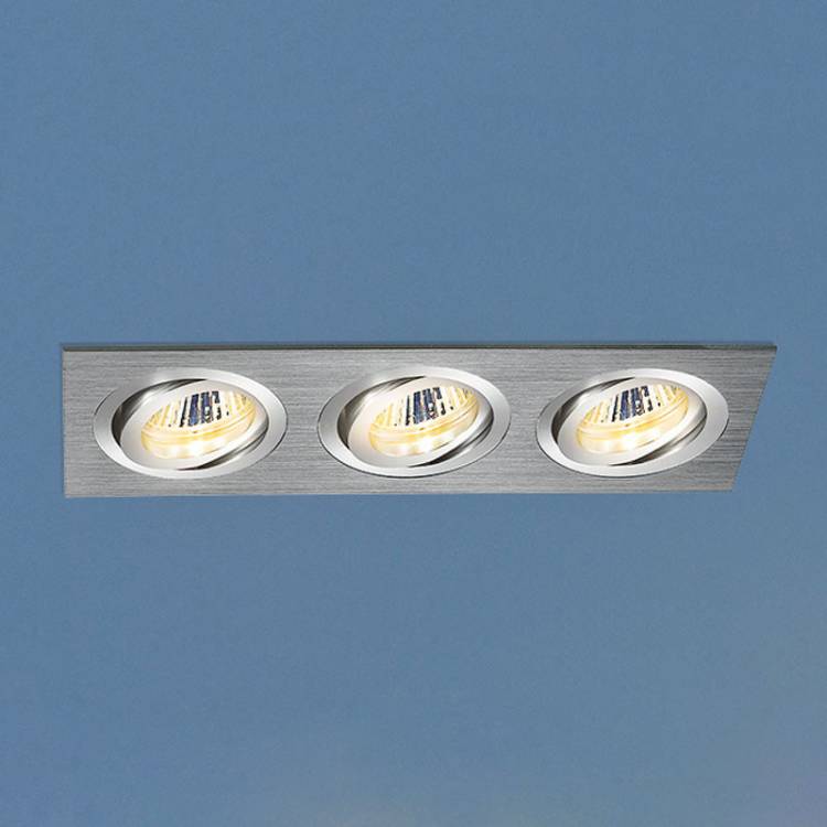 Встраиваемый светильник Elektrostandard 1011/3 CH (хром) купить в интернет-магазине Lightsonic в Москве
