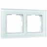 Рамка Werkel WL01-Frame-02 / Рамка на 2 поста (натуральное стекло,стекло)