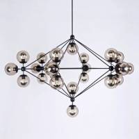 Люстра modo chandelier 21 globes black