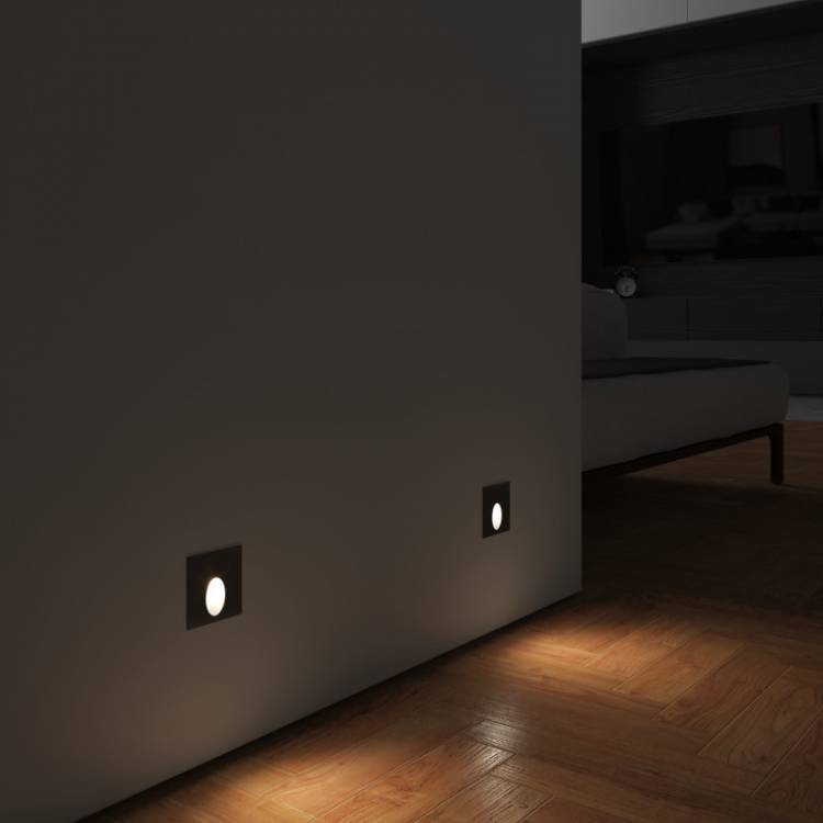 Светильник для ступеней Elektrostandard MRL LED 1102 Чёрный купить в интернет-магазине Lightsonic в Москве