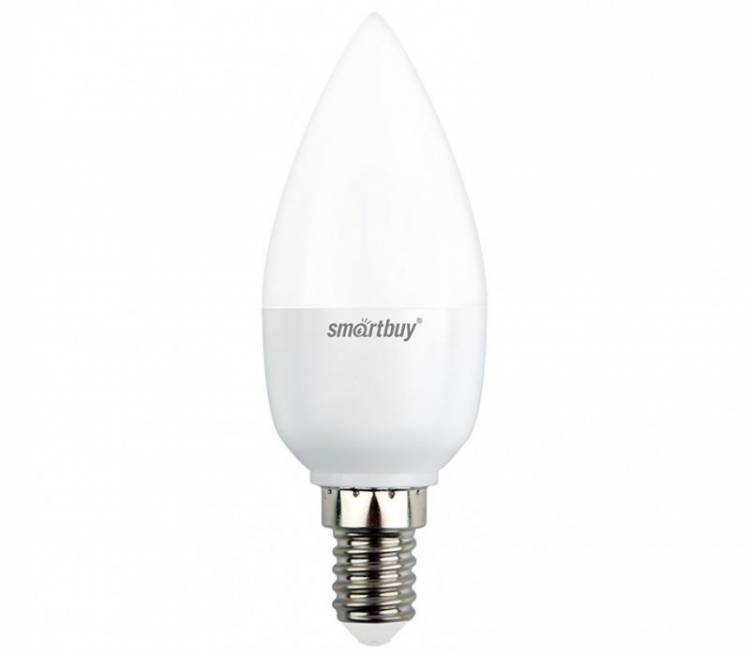 Светодиодная лампа Smartbuy SBL-C37-8_5-40K-E14 купить в интернет-магазине Lightsonic в Москве
