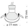 Встраиваемый светильник Technical DL009-2-01-W купить в интернет-магазине Lightsonic в Москве