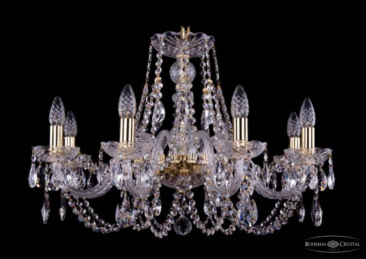 Подвесная люстра Bohemia Ivele Crystal 1406/8/240/G купить в интернет-магазине Lightsonic в Москве