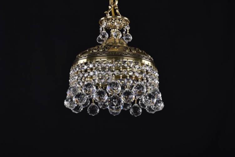 Подвесная люстра Bohemia Ivele Crystal 1778/25/GB/Balls купить в интернет-магазине Lightsonic в Москве