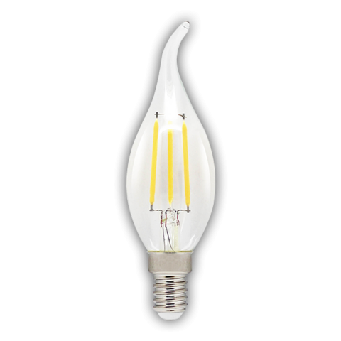 Ретро–лампа filament bulb ca35-2led купить в интернет-магазине Lightsonic в Москве