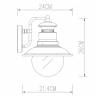 Светильник настенный ARTE Lamp A1523AL-1BN купить в интернет-магазине Lightsonic в Москве