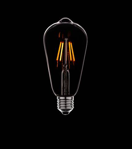 Ретро–лампа filament bulb st64-4led купить в интернет-магазине Lightsonic в Москве