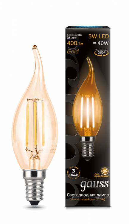 Светодиодная лампа Gauss 104801005 купить в интернет-магазине Lightsonic в Москве