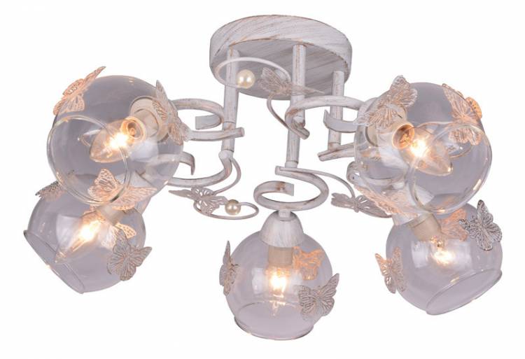 Накладная люстра ARTE Lamp A5004PL-5WG купить в интернет-магазине Lightsonic в Москве