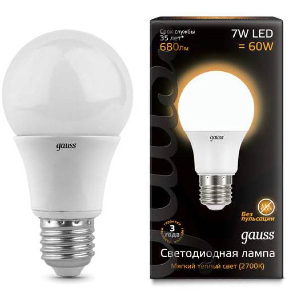 Светодиодная лампа Gauss 102502107 купить в интернет-магазине Lightsonic в Москве