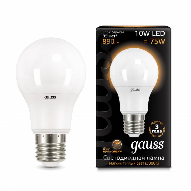 Светодиодная лампа Gauss 102502110 купить в интернет-магазине Lightsonic в Москве