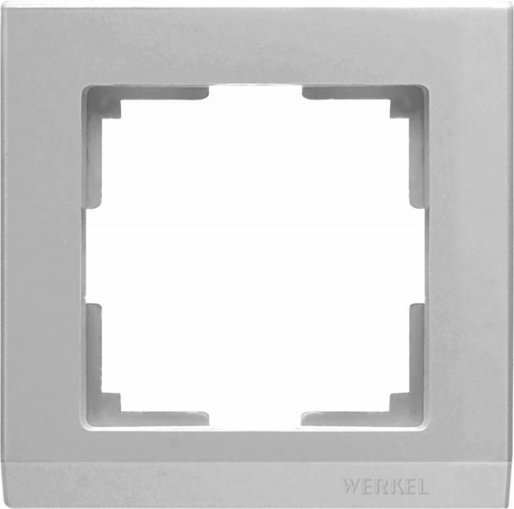 Рамка Werkel WL04-Frame-01 (серебряный) купить в интернет-магазине Lightsonic в Москве