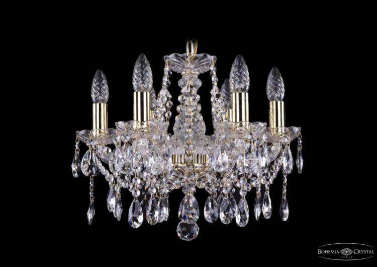 Подвесная люстра Bohemia Ivele Crystal 1413/6/141/G купить в интернет-магазине Lightsonic в Москве