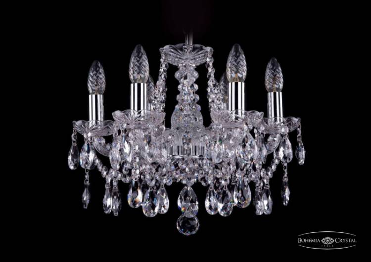 Подвесная люстра Bohemia Ivele Crystal 1413/6/141/Ni купить в интернет-магазине Lightsonic в Москве