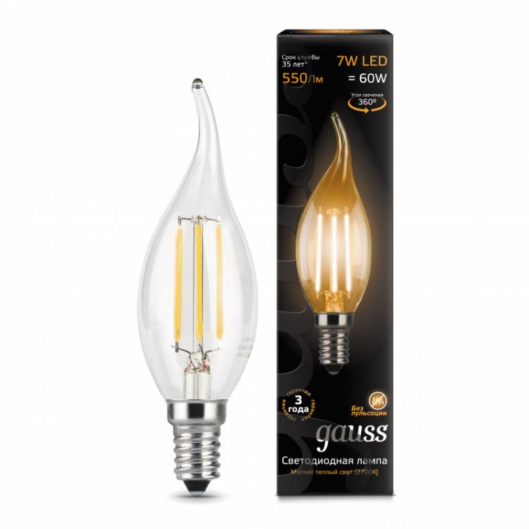 Светодиодная лампа Gauss 104801107 купить в интернет-магазине Lightsonic в Москве